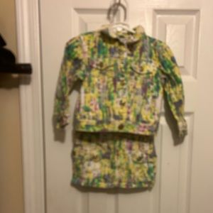 Girls♥️♥️♥️Baby👶🏼 Girls 👧🏻 Skirt Set Sz 18M